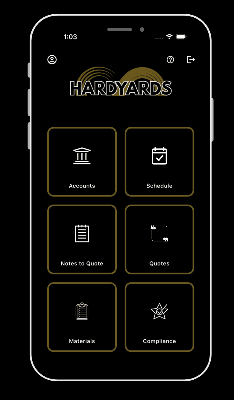 HardYards app preview